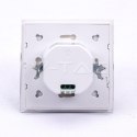 Czujnik Ruchu Mikrofalowy Ścienny Podtynkowy Dopuszkowy Biały 1200W/300W V-TAC VT-8084 5 Lat Gwarancji