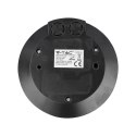 Czujnik Ruchu 360st V-TAC Natynkowy Sufitowy SLIM 25mm Czarny VT-8027