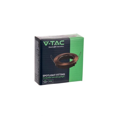 Oczko V-TAC GU10 okrągłe ruchome miedź VT-779 3 lata Gwarancji Oczko V-TAC GU10 okrągłe ruchome miedź VT-779 3 lata Gwarancji
