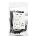 Opaski Zaciskowe V-TAC 2.5x100mm Czarna 8kg Nylon66 (Opak. 100szt)