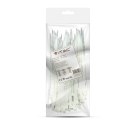 Opaski Zaciskowe V-TAC 3.5x150mm Biała 18kg Nylon66 (Opak. 100szt)