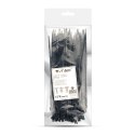 Opaski Zaciskowe V-TAC 3.5x200mm Czarna 18kg Nylon66 (Opak. 100szt)