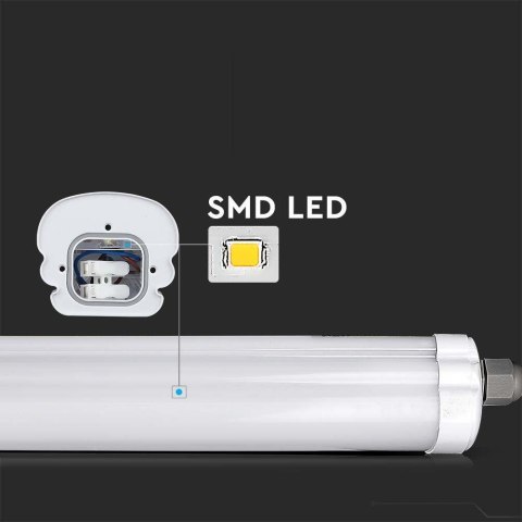 Oprawa Hermetyczna LED V-TAC G-SERIES 120cm 36W 120Lm/W VT-1249 6400K 4320lm Oprawa Hermetyczna LED V-TAC G-SERIES 120cm 36W 120Lm/W VT-1249 6400K 4320lm