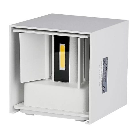 Oprawa Ścienna V-TAC 5W Kinkiet Góra Dół Regulowana Biały Kwadrat IP65 Bridgelux VT-759-W 3000K 700lm Oprawa Ścienna V-TAC 5W Kinkiet Góra Dół Regulowana Biały Kwadrat IP65 Bridgelux VT-759-W 3000K 700lm