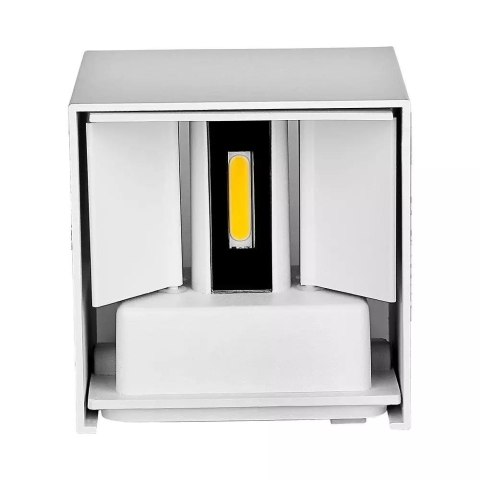 Oprawa Ścienna V-TAC 5W Kinkiet Góra Dół Regulowana Biały Kwadrat IP65 Bridgelux VT-759-W 3000K 700lm Oprawa Ścienna V-TAC 5W Kinkiet Góra Dół Regulowana Biały Kwadrat IP65 Bridgelux VT-759-W 3000K 700lm