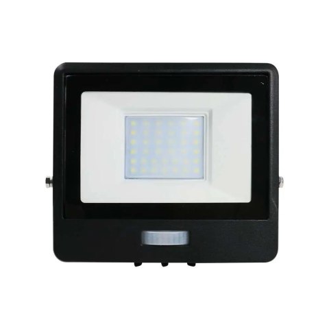 Projektor LED V-TAC 30W SAMSUNG CHIP Czujnik Ruchu Czarny Przewód 1M VT-138S-1 6400K 2340lm 5 Lat Gwarancji Projektor LED V-TAC 30W SAMSUNG CHIP Czujnik Ruchu Czarny Przewód 1M VT-138S-1 6400K 2340lm 5 Lat Gwarancji