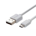 Przewód micro USB V-TAC 1M biały seria pearl VT-5301 2 lata Gwarancji