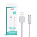 Przewód micro USB V-TAC 1M biały seria pearl VT-5301 2 lata Gwarancji