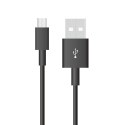 Przewód micro USB V-TAC 1M czarny seria pearl VT-5301 2 lata Gwarancji