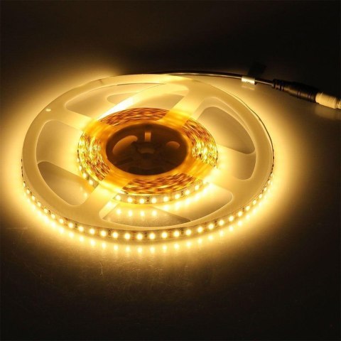 Taśma LED V-TAC SMD3528 600LED IP20 8W/m VT-3528 IP20 3000K 800lm Taśma LED V-TAC SMD3528 600LED IP20 8W/m VT-3528 IP20 3000K 800lm