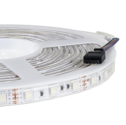 Taśma LED V-TAC SMD5050 300LED IP65 RĘKAW 7W/m VT-5050 60-IP65 RGB Taśma LED V-TAC SMD5050 300LED IP65 RĘKAW 7W/m VT-5050 60-IP65 RGB