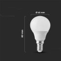 Żarówka LED V-TAC 3,7W E14 kulka P45 VT-1819-N 3000K 320lm 2 lata Gwarancji