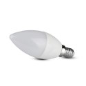Żarówka LED V-TAC 4,5W E14 świeczka VT-1855 6500K 470lm 2 lata Gwarancji