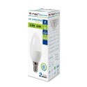 Żarówka LED V-TAC 5.5W E14 świeczka VT-1855 2700K 470lm 2 lata Gwarancji