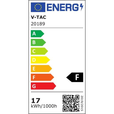 Żarówka LED V-TAC SAMSUNG CHIP 17W E27 A65 Ściemnialna VT-217D 4000K 5 Lat Gwarancji Żarówka LED V-TAC SAMSUNG CHIP 17W E27 A65 Ściemnialna VT-217D 4000K 5 Lat Gwarancji