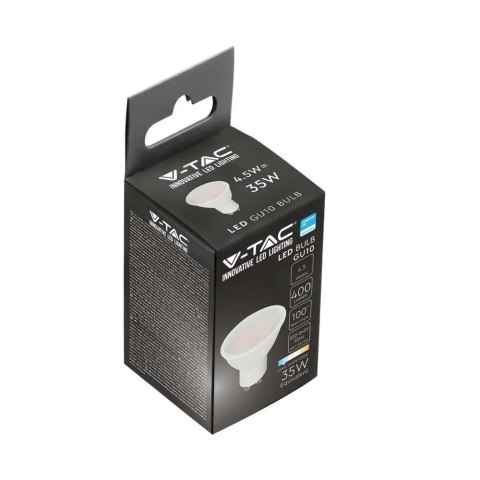 Żarówka LED V-TAC SAMSUNG CHIP 4,5W GU10 110st VT-205 4000K 400lm 5 Lat Gwarancji Żarówka LED V-TAC SAMSUNG CHIP 4,5W GU10 110st VT-205 4000K 400lm 5 Lat Gwarancji