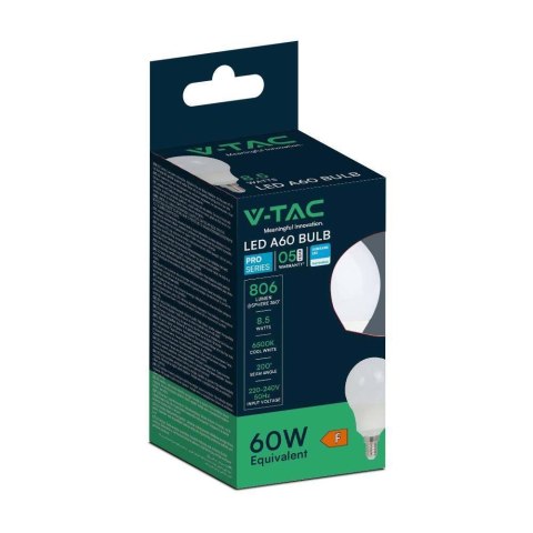 Żarówka LED V-TAC SAMSUNG CHIP 8,5W E14 Kulka VT-269 4000K 806lm 5 Lat Gwarancji Żarówka LED V-TAC SAMSUNG CHIP 8,5W E14 Kulka VT-269 4000K 806lm 5 Lat Gwarancji