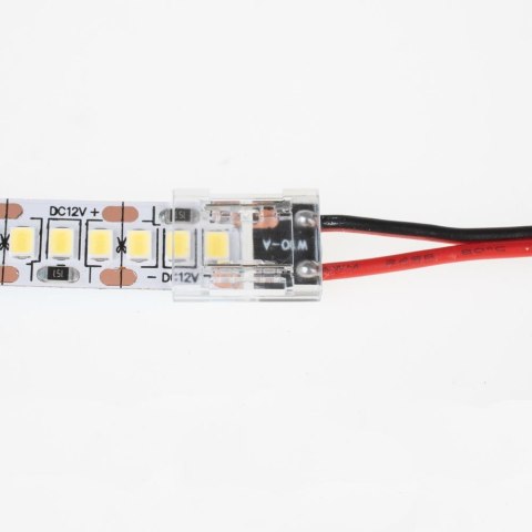 Konektor złączka taśm LED V-TAC przeźroczysta taśma-przewód-taśma gęste/zwykłe/COB 8mm 2 lata Gwarancji Konektor złączka taśm LED V-TAC przeźroczysta taśma-przewód-taśma gęste/zwykłe/COB 8mm 2 lata Gwarancji