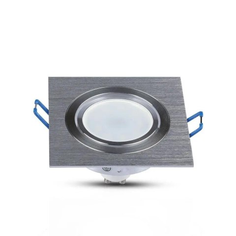 Oczko V-TAC aluminiowe odlew 1xGU10 kwadrat aluminium szczotkowane VT-782SQ-AB 2 lata Gwarancji Oczko V-TAC aluminiowe odlew 1xGU10 kwadrat aluminium szczotkowane VT-782SQ-AB 2 lata Gwarancji