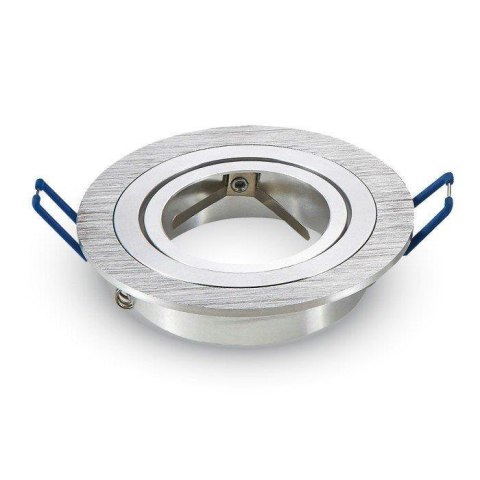 Oczko V-TAC Aluminiowe Odlew 1xGU10 Okrągłe Aluminium Szczotkowane VT-782RD-AB Oczko V-TAC Aluminiowe Odlew 1xGU10 Okrągłe Aluminium Szczotkowane VT-782RD-AB