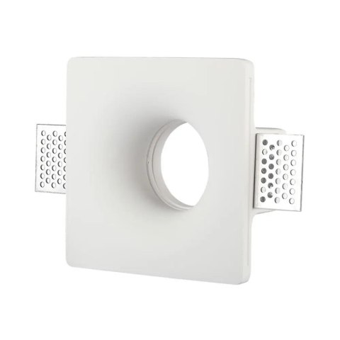 Oczko V-TAC gips GU10 wpuszczane okrągłe 120x120 białe VT-714 2 lata Gwarancji Oczko V-TAC gips GU10 wpuszczane okrągłe 120x120 białe VT-714 2 lata Gwarancji