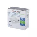 Oczko V-TAC gips GU10 wpuszczane okrągłe 120x120 białe VT-776SQ 2 lata Gwarancji