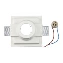 Oczko V-TAC gips GU10 wpuszczane okrągłe 132x132 białe VT-772 2 lata Gwarancji