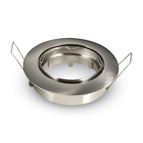 Oczko V-TAC GU10 Okrągłe Ruchome Satyna VT-779-SN-RD Oczko V-TAC GU10 Okrągłe Ruchome Satyna VT-779-SN-RD