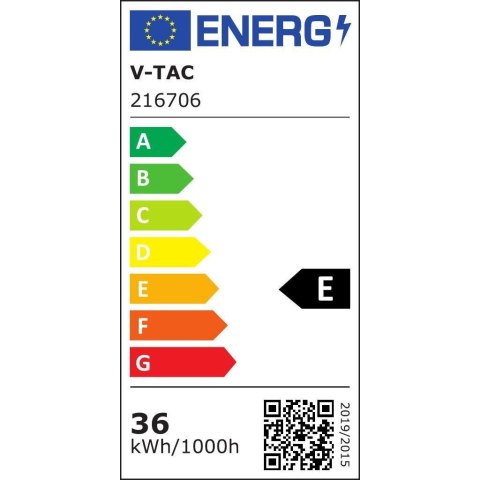 Panel LED V-TAC 36W 600x600 LED Backlight 33mm 120Lm/W VT-6436 4000K 4320lm 5 Lat Gwarancji Panel LED V-TAC 36W 600x600 LED Backlight 33mm 120Lm/W VT-6436 4000K 4320lm 5 Lat Gwarancji