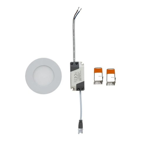 Panel LED V-TAC Premium Downlight 3W Okrągły fi84 VT-307 4000K 130lm Panel LED V-TAC Premium Downlight 3W Okrągły fi84 VT-307 4000K 130lm