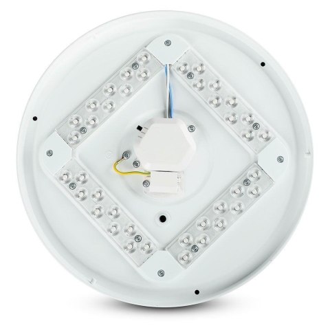 Plafon V-TAC 18W mleczny zmiana koloru CCT fi.310 VT-8418 3000K-6400K 1800lm 2 lata Gwarancji Plafon V-TAC 18W mleczny zmiana koloru CCT fi.310 VT-8418 3000K-6400K 1800lm 2 lata Gwarancji