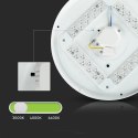 Plafon V-TAC 18W mleczny zmiana koloru CCT fi.310 VT-8418 3000K-6400K 1800lm 2 lata Gwarancji