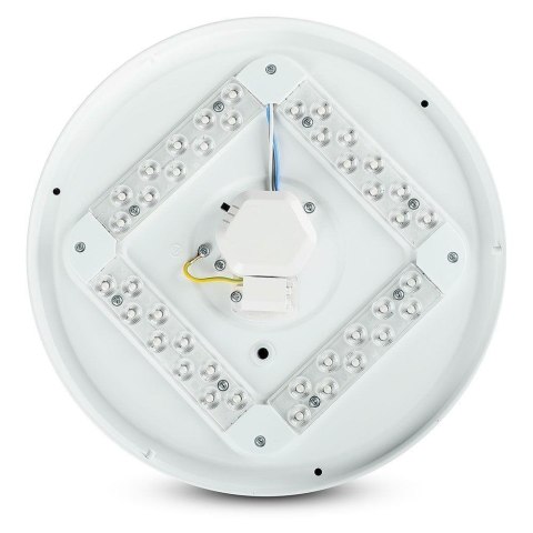 Plafon V-TAC 24W Mleczny Zmiana Koloru CCT fi.350 VT-8424 3000K-6400K 2600lm Plafon V-TAC 24W Mleczny Zmiana Koloru CCT fi.350 VT-8424 3000K-6400K 2600lm