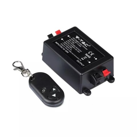 Sterownik ściemniacz taśm LED jednokolorowych RF radiowy V-TAC 12V/96W 24V/192W 8A VT-4083 2 lata Gwarancji Sterownik ściemniacz taśm LED jednokolorowych RF radiowy V-TAC 12V/96W 24V/192W 8A VT-4083 2 lata Gwarancji