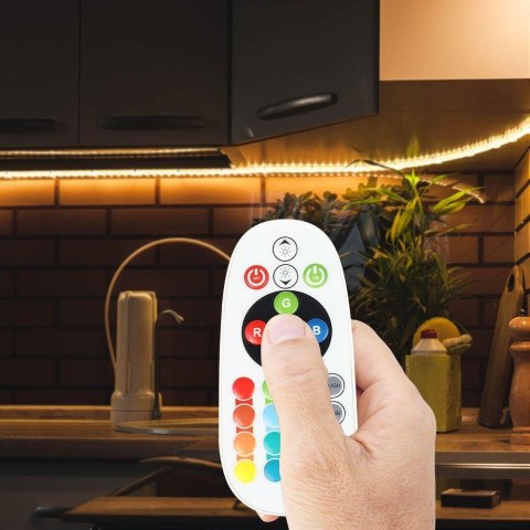 Sterownik Taśm LED RGB 72W Podczerwień 24 Przyciski V-TAC VT-2472 Sterownik Taśm LED RGB 72W Podczerwień 24 Przyciski V-TAC VT-2472