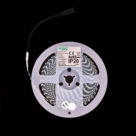 Taśma LED V-TAC SMD2835 128LED 24V IP20 Szerokość 4mm VT-2835 128 6400K 1200lm Taśma LED V-TAC SMD2835 128LED 24V IP20 Szerokość 4mm VT-2835 128 6400K 1200lm