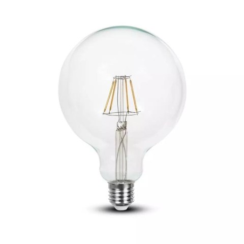 Żarówka LED 10W Filament E27 Kula Glob G125 V-TAC VT-1979 4000K 1055lm Żarówka LED 10W Filament E27 Kula Glob G125 V-TAC VT-1979 4000K 1055lm