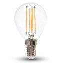 Żarówka LED V-TAC 4W filament E14 P45 kulka VT-1996 3000K 400lm 2 lata Gwarancji