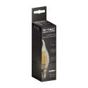 Żarówka LED V-TAC 4W filament E14 świeczka bursztyn płomyk twist VT-1947 2200K 350lm 2 lata Gwarancji
