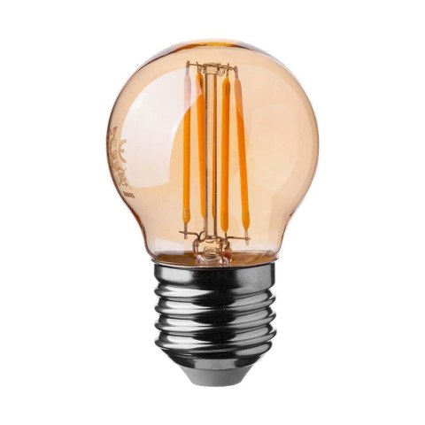 Żarówka LED V-TAC 4W Filament E27 G45 Bursztyn VT-1957 2200K 350lm Żarówka LED V-TAC 4W Filament E27 G45 Bursztyn VT-1957 2200K 350lm