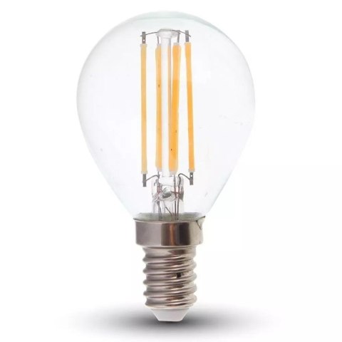 Żarówka LED V-TAC 6W filament E14 kulka P45 VT-2466 4000K 600lm 2 lata Gwarancji Żarówka LED V-TAC 6W filament E14 kulka P45 VT-2466 4000K 600lm 2 lata Gwarancji