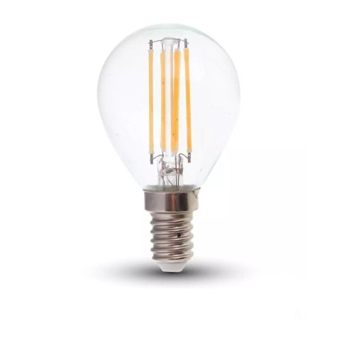 Żarówka LED V-TAC 6W filament E14 kulka P45 VT-2486 4000K 800lm 2 lata Gwarancji Żarówka LED V-TAC 6W filament E14 kulka P45 VT-2486 4000K 800lm 2 lata Gwarancji
