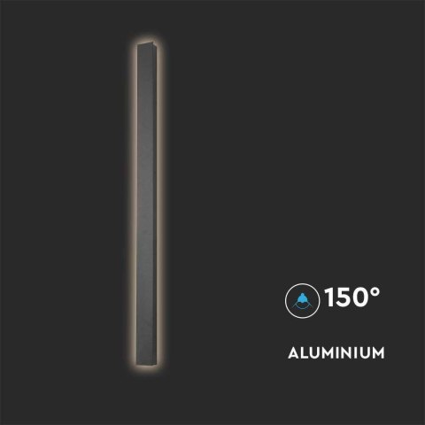 Oprawa Ścienna Elewacyjna LED Linia V-TAC 16W IP65 Czarna 100cm VT-1176 4000K 2250lm Oprawa Ścienna Elewacyjna LED Linia V-TAC 16W IP65 Czarna 100cm VT-1176 4000K 2250lm