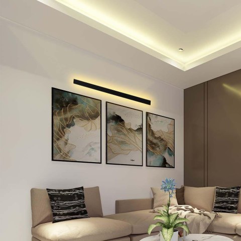 Oprawa Ścienna Elewacyjna LED Linia V-TAC 16W IP65 Czarna 100cm VT-1176 4000K 2250lm Oprawa Ścienna Elewacyjna LED Linia V-TAC 16W IP65 Czarna 100cm VT-1176 4000K 2250lm