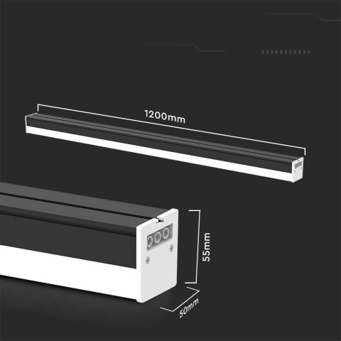Oprawa V-TAC 40W Liniowa LINEAR LIGHT do łączenia Czarna VT-4140 4000K 4300lm 3 Lata Gwarancji Oprawa V-TAC 40W Liniowa LINEAR LIGHT do łączenia Czarna VT-4140 4000K 4300lm 3 Lata Gwarancji