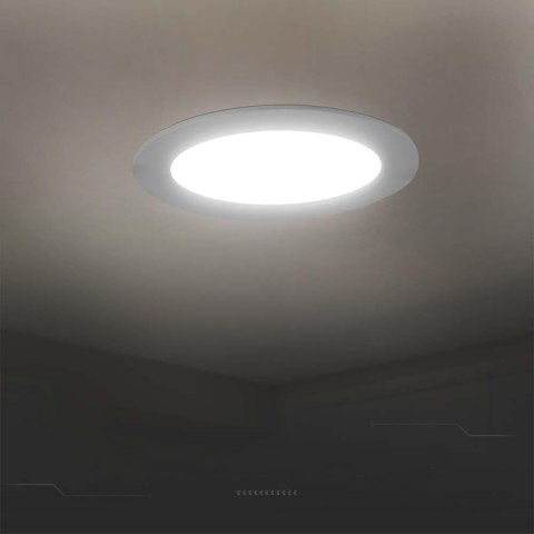Panel LED V-TAC Wpuszczany Premium Downlight 18W Okrągły fi220 VT-61018 6500K 1980lm Panel LED V-TAC Wpuszczany Premium Downlight 18W Okrągły fi220 VT-61018 6500K 1980lm