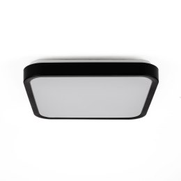 Plafon V-TAC 18W LED Kwadrat 25x25cm Natynkowy IP44 Czarny VT-8618B 6500K 1830lm
