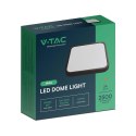 Plafon V-TAC 24W LED kwadrat 30x30cm natynkowy IP44 czarny VT-8624B 6500K 2500lm 2 lata Gwarancji
