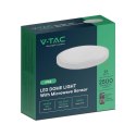 Plafon V-TAC 24W LED okrągły 35cm natynkowy pilot czujnik ruchu IP44 biały VT-8624S 3000K 2500lm 2 lata Gwarancji