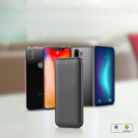 Power Bank V-TAC 10000mAh SLIM TYPE C Czarny VT-3527 Power Bank V-TAC 10000mAh SLIM TYPE C Czarny VT-3527